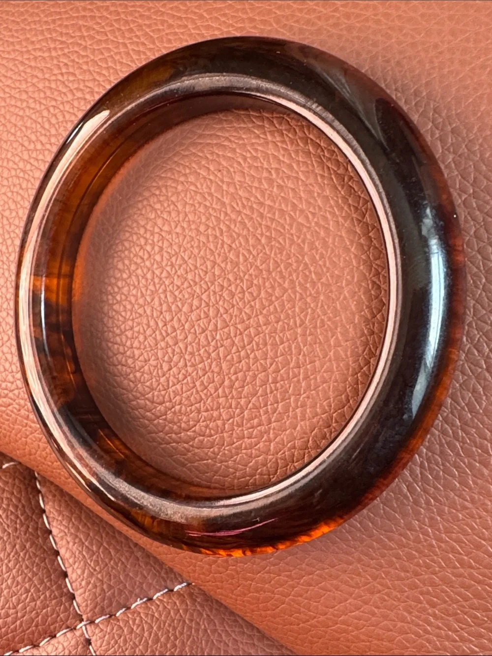 Root Beer Bakelite Bangle Bracelet